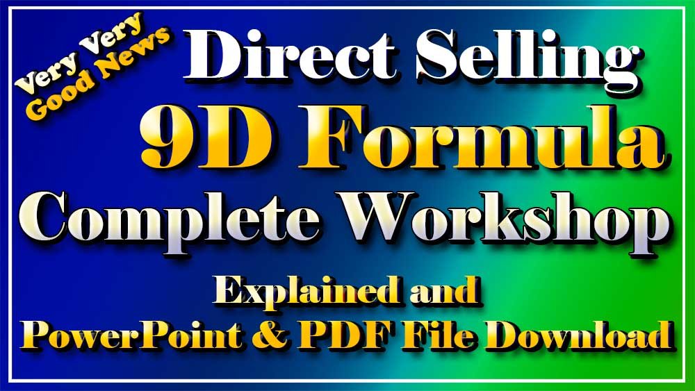 Direct Selling 9D Formula Complete Workshop in Hindi