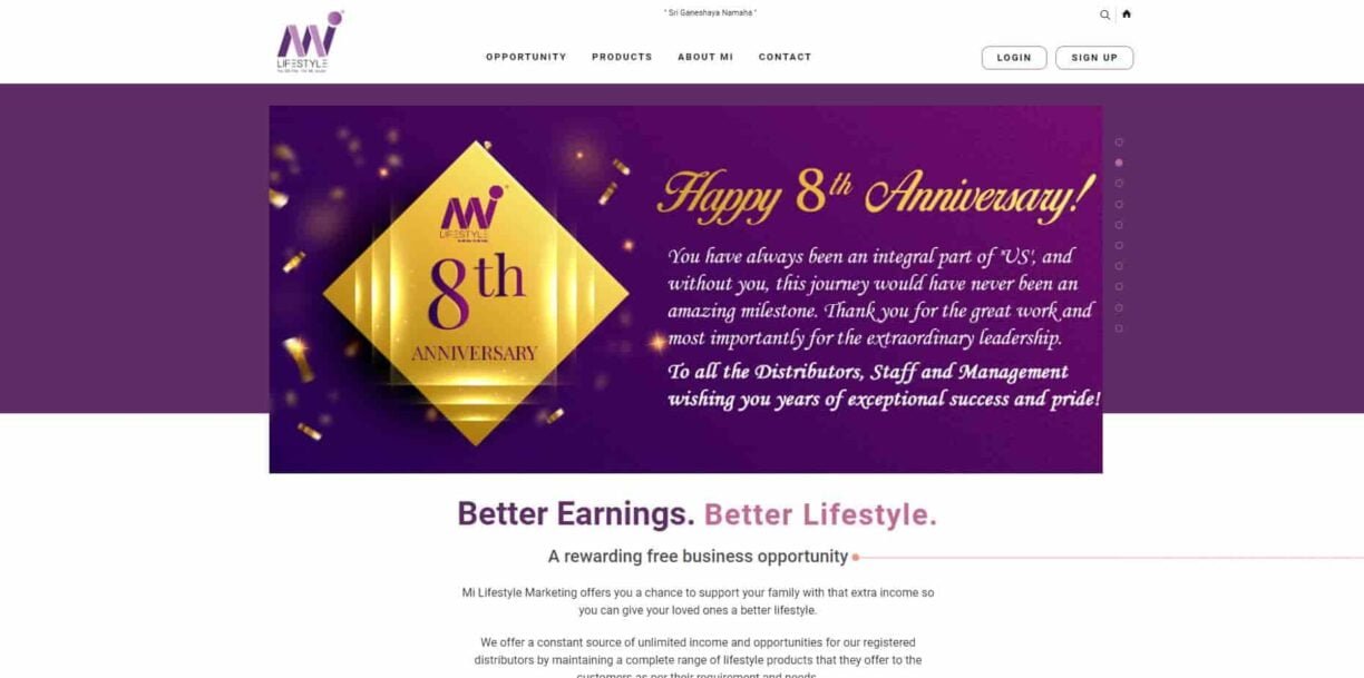 Top 5 Direct Selling Company in India 2022 in Hindi
4. Mi Lifestyle Marketing Global Private Limited-min